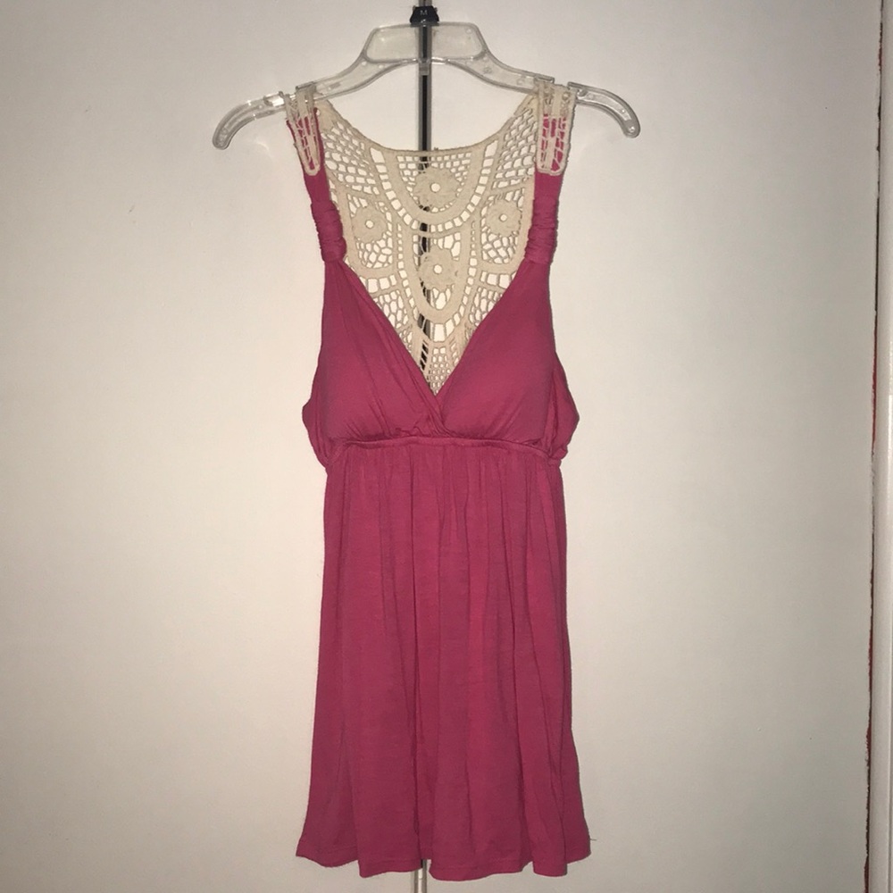 Summer Top with Mesh Back